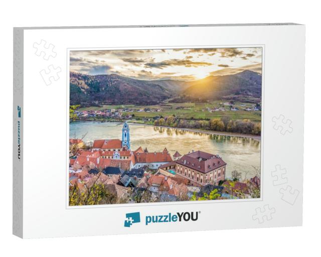Panoramic Aerial View of Beautiful Wachau Valley with the... Jigsaw Puzzle