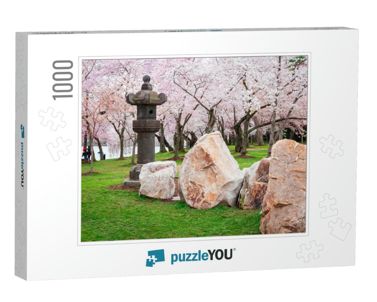 The Japanese Lantern At West Potomac Park Around the Tida... Jigsaw Puzzle with 1000 pieces