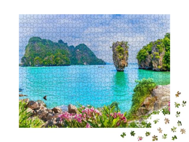 James Bond Island on Phang Nga Bay, Thailand... Jigsaw Puzzle with 1000 pieces
