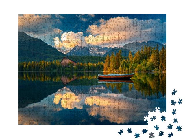 Morning View on High Tatras Mountains - National Park & S... Jigsaw Puzzle with 1000 pieces