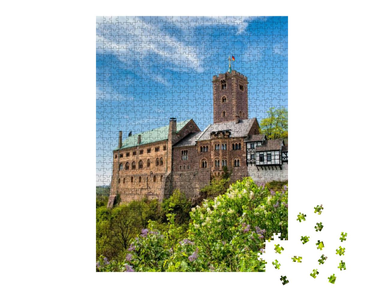 Wartburg Eisenach Deutschland... Jigsaw Puzzle with 1000 pieces