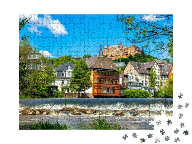 Marburg an Der Lahn, Old City, Germany... Jigsaw Puzzle with 1000 pieces