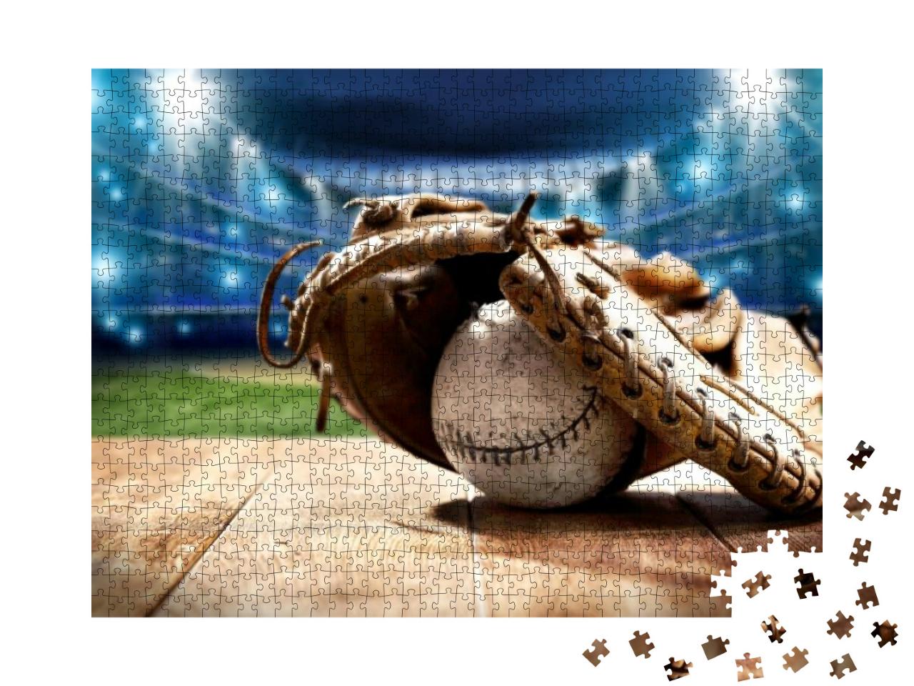 Baseball & Tools... Jigsaw Puzzle with 1000 pieces