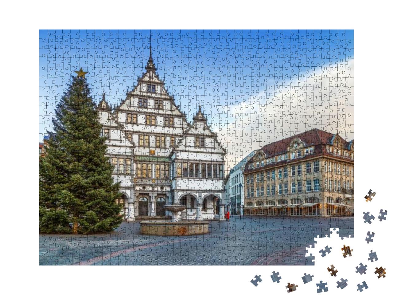 Renaissance Town Hall Was Constructed in 1616 on Square i... Jigsaw Puzzle with 1000 pieces
