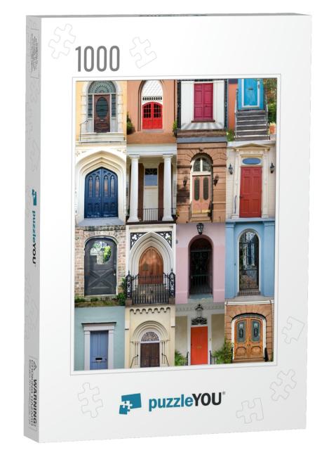 Doors of Charleston, South Carolina... Jigsaw Puzzle with 1000 pieces