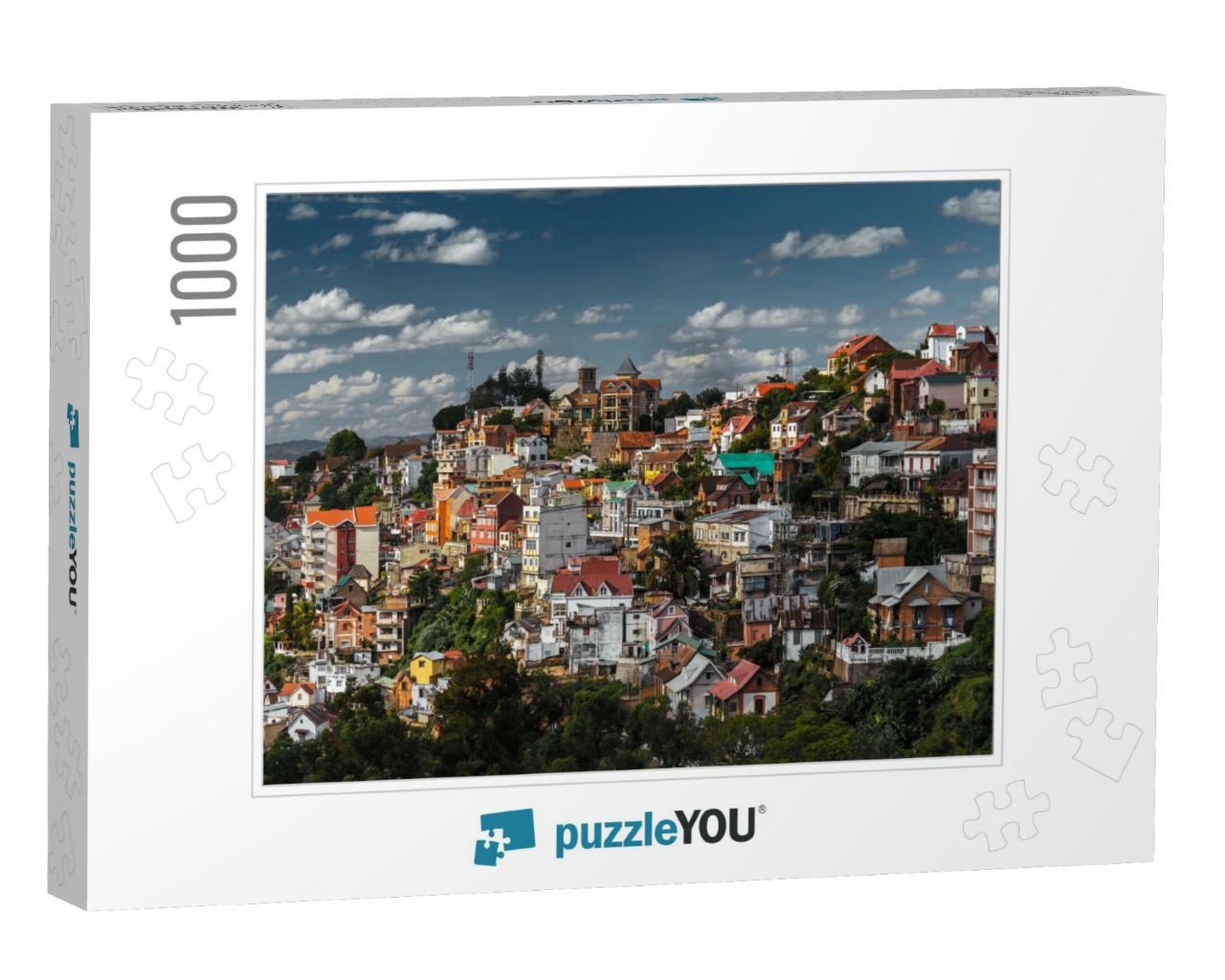 City of Antananarivo At Sunny Day. Madagascar... Jigsaw Puzzle with 1000 pieces