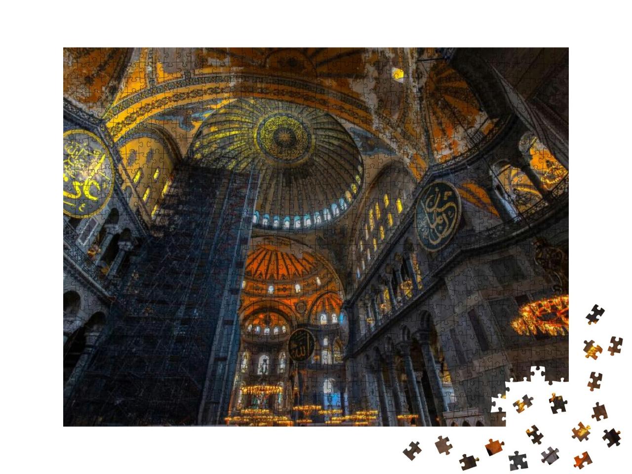 Hagia Sophia. Istanbul, Turkey... Jigsaw Puzzle with 1000 pieces
