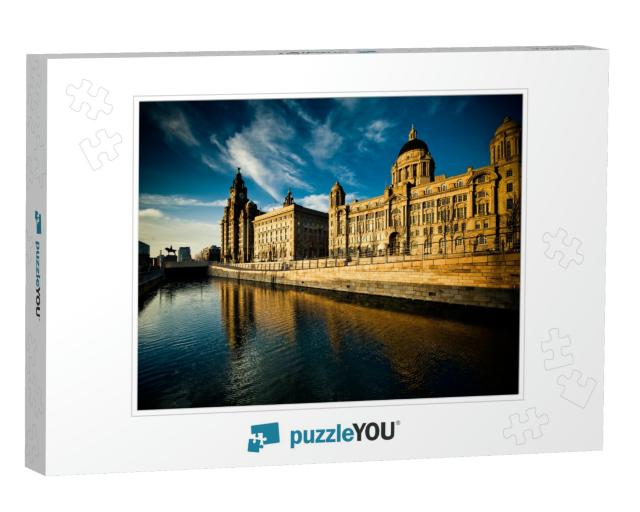 The Stunning Skyline - the Three Graces of Liverpool... Jigsaw Puzzle