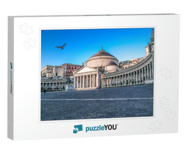 View of Piazza Del Plebiscito, Naples, Italy... Jigsaw Puzzle