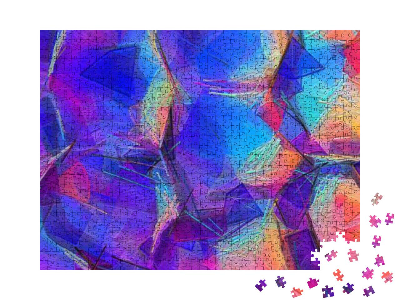 Digital Art Abstract Pattern. Hand Drawing Modern Style A... Jigsaw Puzzle with 1000 pieces