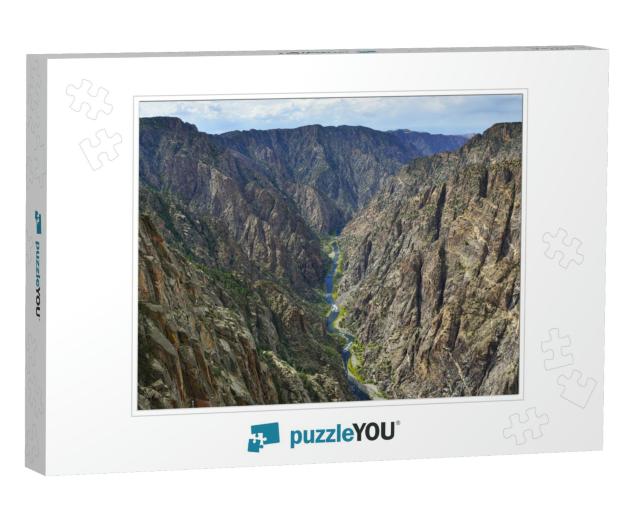 Black Canyon of the Gunnison National Park in Colorado, U... Jigsaw Puzzle