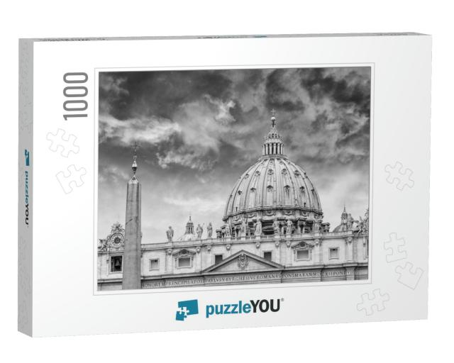St. Peters Basilica, Vatican, Rome... Jigsaw Puzzle with 1000 pieces