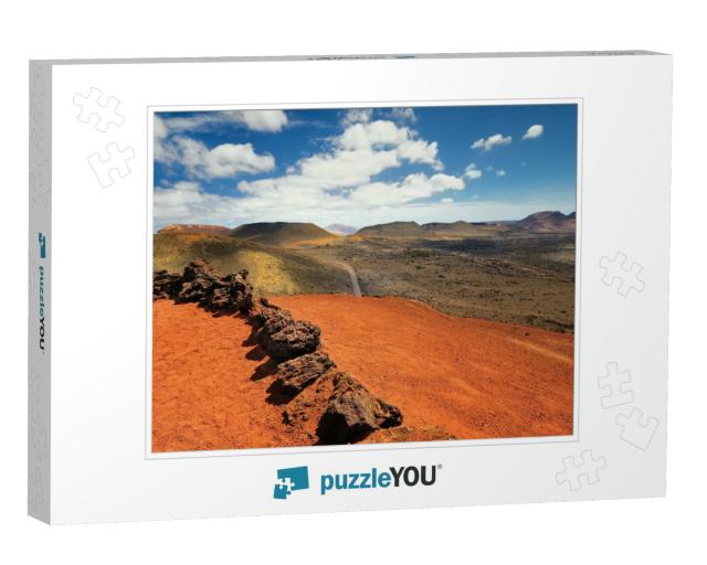 Mountains of Fire, Timanfaya National Park in Lanzarote I... Jigsaw Puzzle
