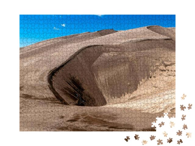 Panoramic View of Great Sand Dunes National Park... Jigsaw Puzzle with 1000 pieces