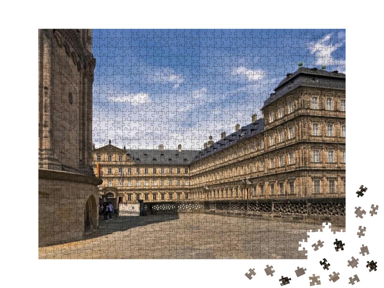 Bamberg, Medieval Town At Franconia, Bavaria, Germany... Jigsaw Puzzle with 1000 pieces