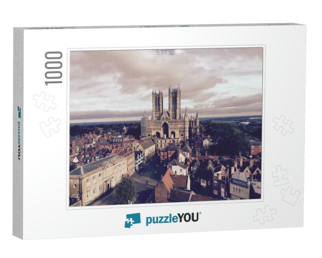 Lincoln Cathedral Up... Jigsaw Puzzle with 1000 pieces
