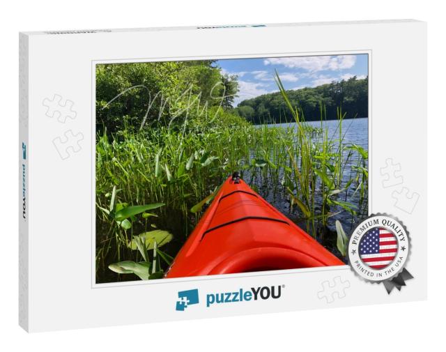 Kayaking Through the Maine Ponds... Jigsaw Puzzle