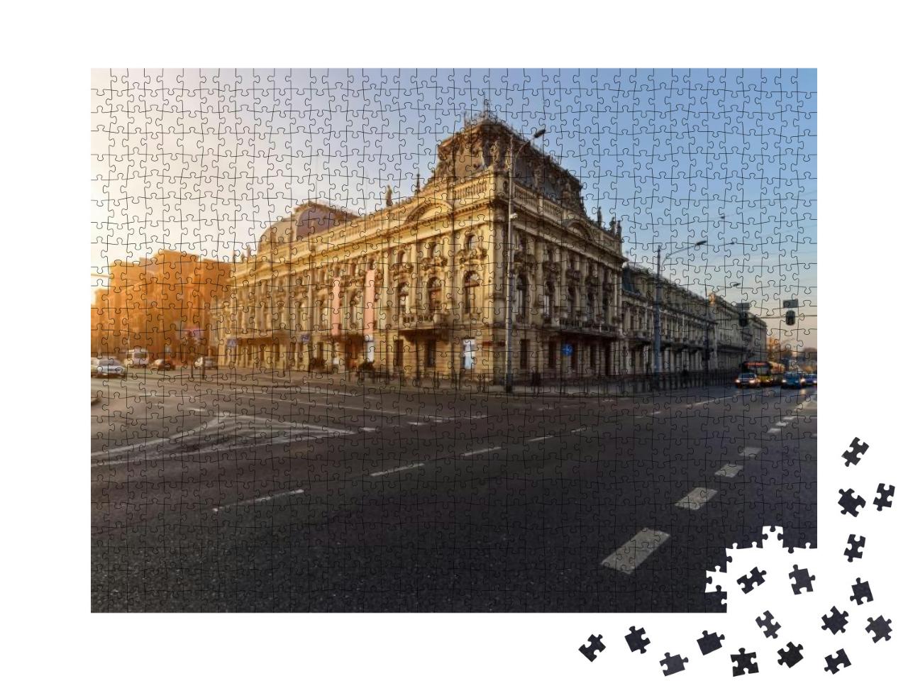 Historic Poznanski Palace, Lodz, Poland, Europe on the Su... Jigsaw Puzzle with 1000 pieces