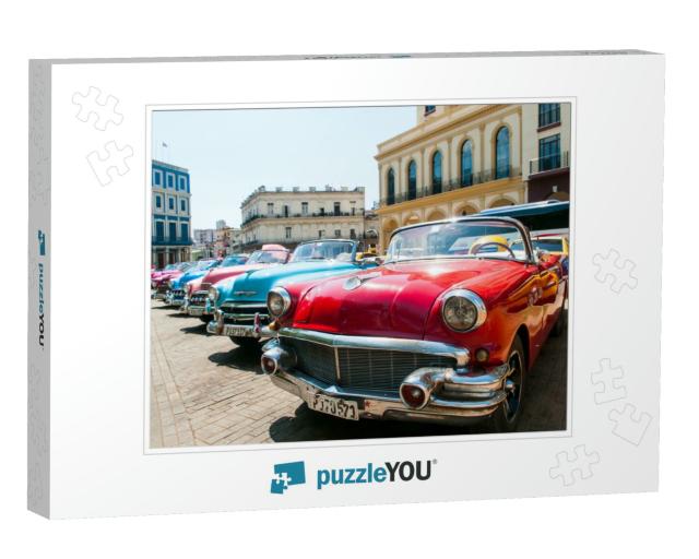 Havana Cuba Classic Cars... Jigsaw Puzzle