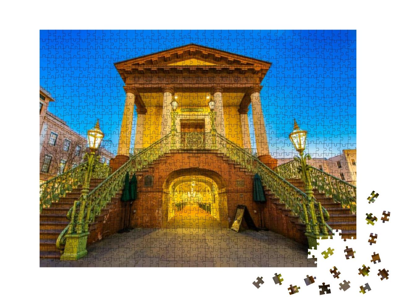 Charleston City Market in Downtown Charleston, South Caro... Jigsaw Puzzle with 1000 pieces