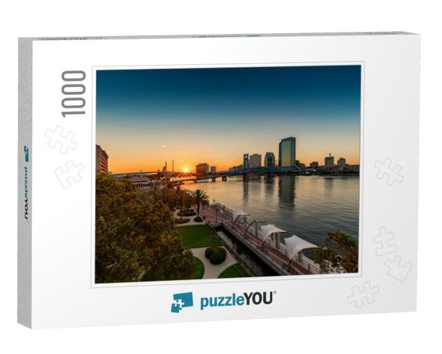 Jacksonville River Walk Florida... Jigsaw Puzzle with 1000 pieces
