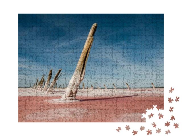 Historical Remains of Old Salt Exploitation, Salinas Gran... Jigsaw Puzzle with 1000 pieces