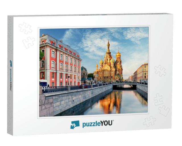 Church of the Savior on Spilled Blood, St. Petersburg, Ru... Jigsaw Puzzle