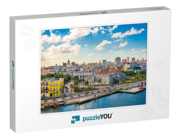 Havana, Cuba Downtown Skyline on the Malecon... Jigsaw Puzzle