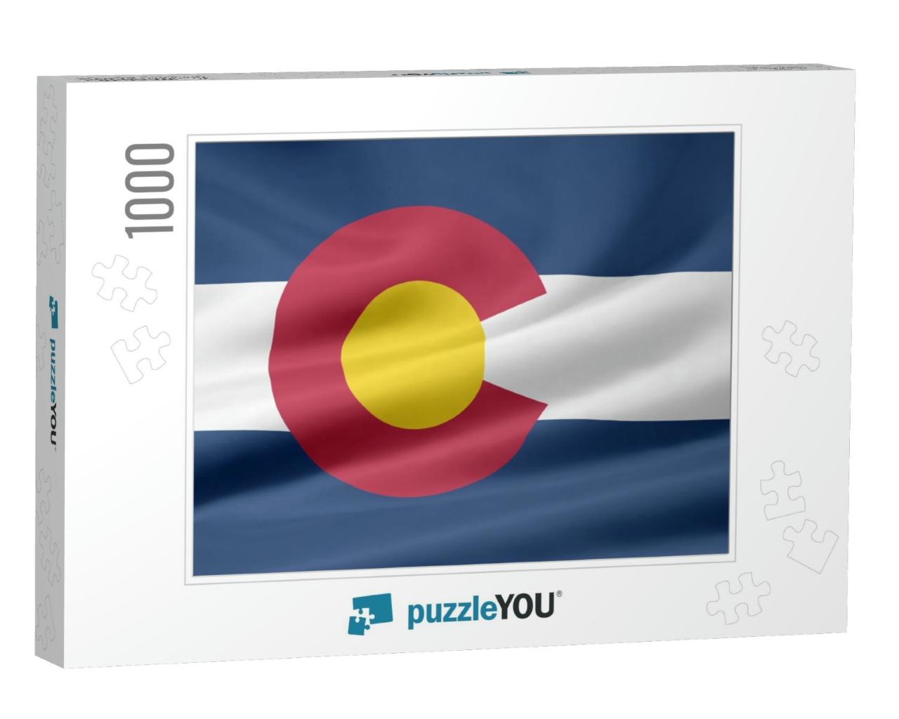 Flag of Colorado - Usa... Jigsaw Puzzle with 1000 pieces