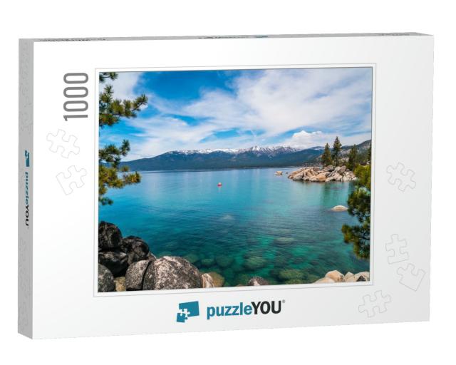 Pristine Crystal Clear Blue Waters of Lake Tahoe, Califor... Jigsaw Puzzle with 1000 pieces