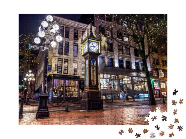 Vancouver, British Columbia - Canada. Downtown Iconic Lan... Jigsaw Puzzle with 1000 pieces