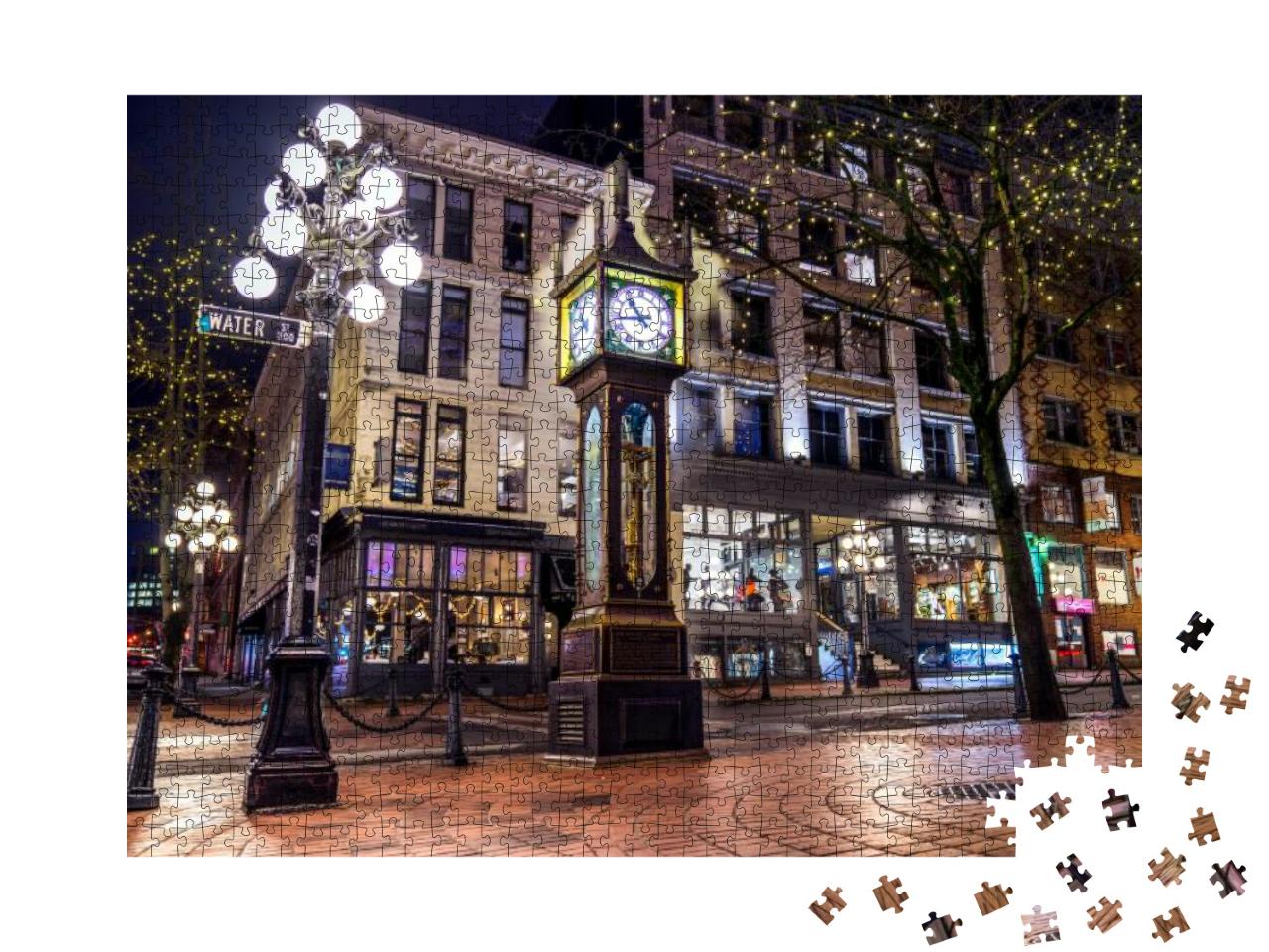 Vancouver, British Columbia - Canada. Downtown Iconic Lan... Jigsaw Puzzle with 1000 pieces