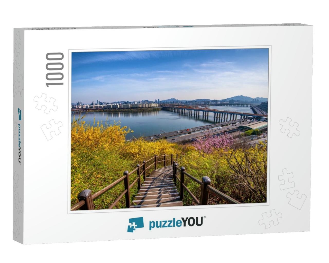 View of Han River in Seoul, South Korea... Jigsaw Puzzle with 1000 pieces