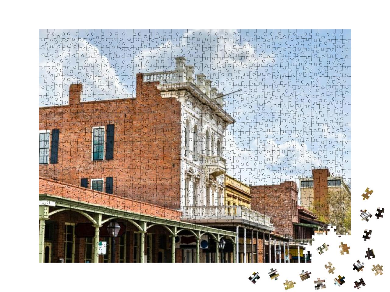 Colonial Architecture in Old Sacramento Historic District... Jigsaw Puzzle with 1000 pieces