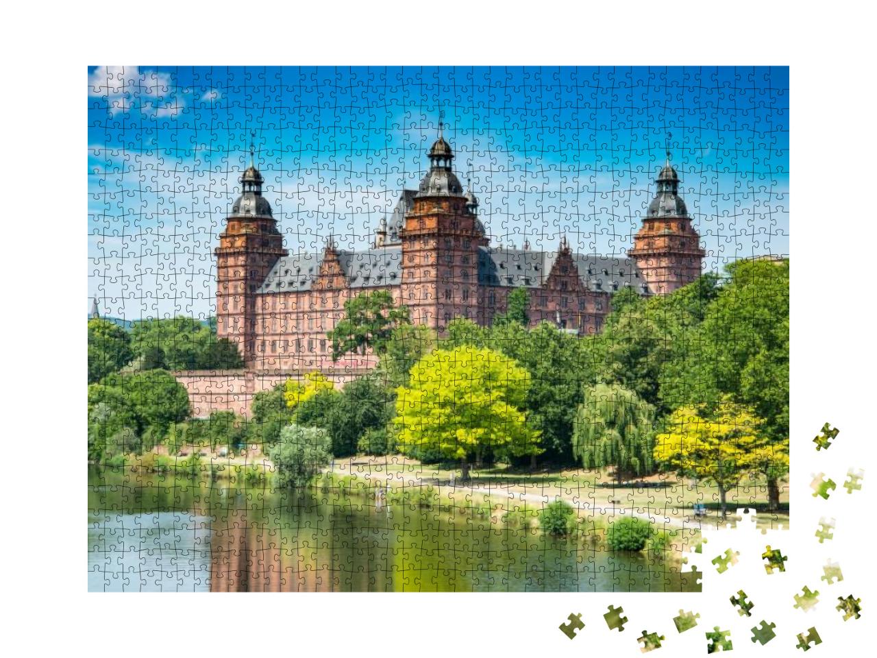 Frankfurt Johannisburg Palace, Aschaffenburg Germany... Jigsaw Puzzle with 1000 pieces
