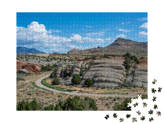 Usa, Nevada, Nye County, Basin & Range National Monument... Jigsaw Puzzle with 1000 pieces