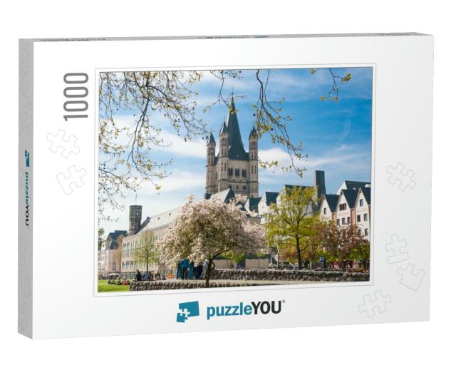 Great St. Martin Church, Cologne, Germany... Jigsaw Puzzle with 1000 pieces