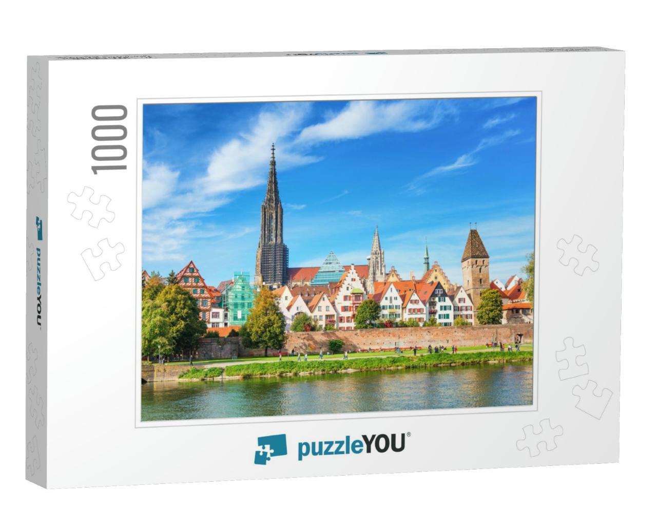 Ulm City Panorama, Germany... Jigsaw Puzzle with 1000 pieces