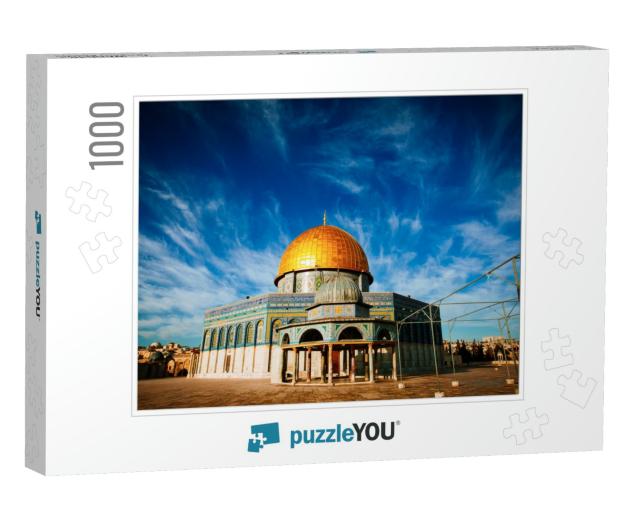 The Dome of the Rock, Jerusalem, Israel... Jigsaw Puzzle with 1000 pieces