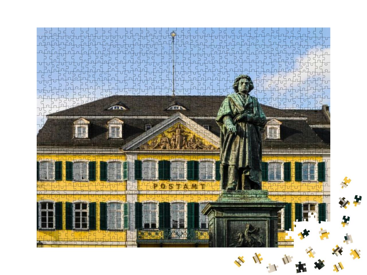 Beethoven Monument in Bonn Germany... Jigsaw Puzzle with 1000 pieces