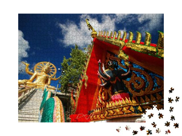 Big Buddha Temple in Koh Samui, Thailand... Jigsaw Puzzle with 1000 pieces