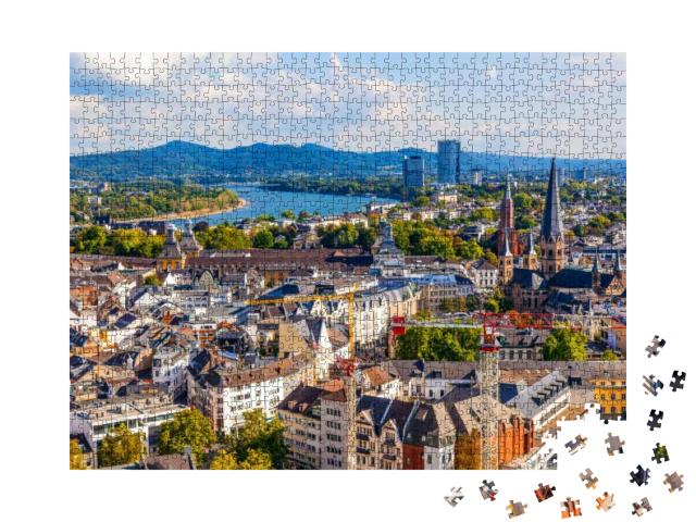 Aerial of Bonn, the Former Capital of Germany... Jigsaw Puzzle with 1000 pieces