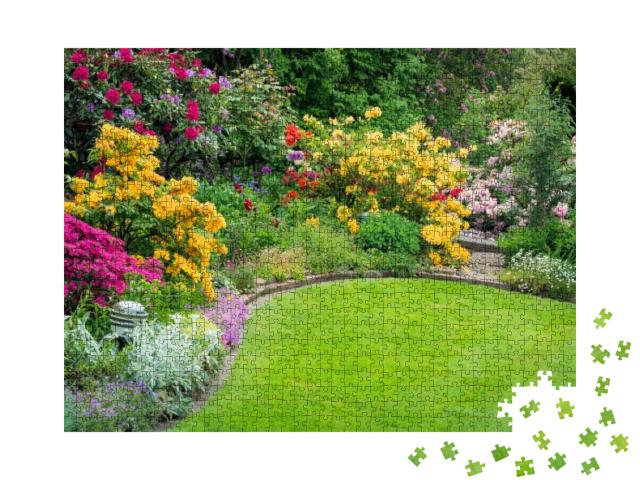 Beautiful Garden in Spring... Jigsaw Puzzle with 1000 pieces