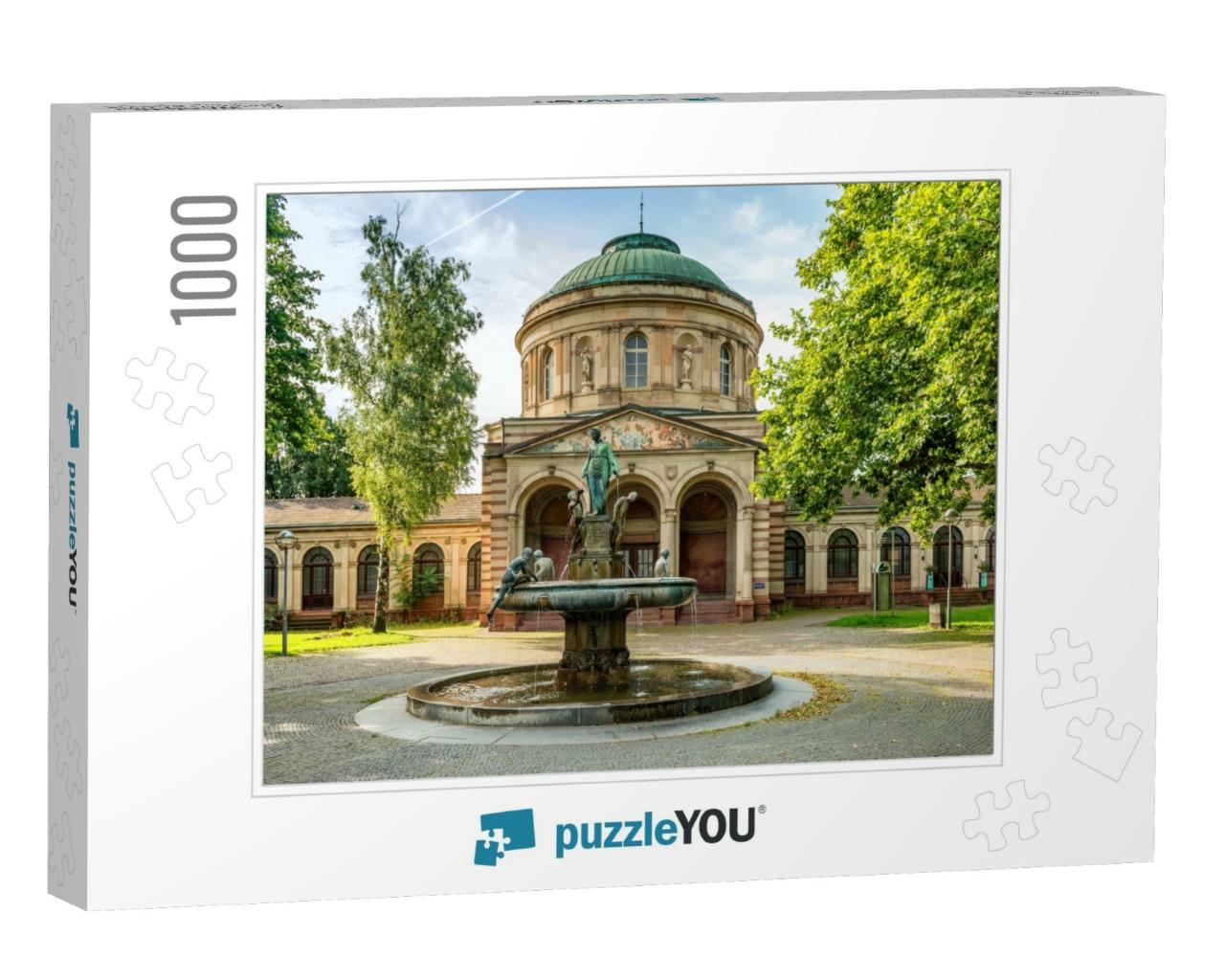Old Hygieia Fountain in Karlsruhe... Jigsaw Puzzle with 1000 pieces