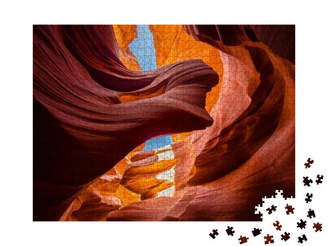 Beautiful Wide Angle View of Amazing Sandstone Formations... Jigsaw Puzzle with 1000 pieces