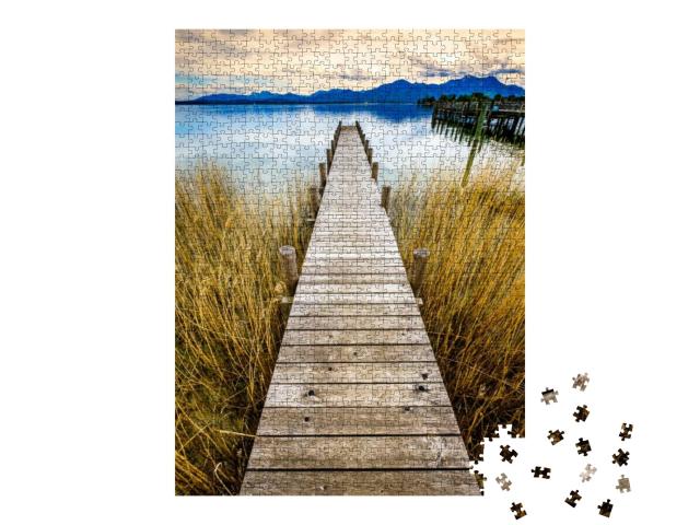 Landscape At Lake Chiemsee - Bavaria - Gstadt... Jigsaw Puzzle with 1000 pieces