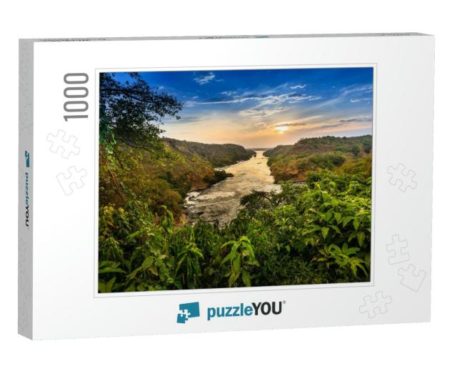 Nile River - Murchison Falls N. P. - Uganda... Jigsaw Puzzle with 1000 pieces