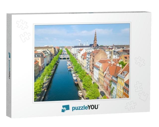 Beautiful Aerial View of Copenhagen Skyline from Above, N... Jigsaw Puzzle