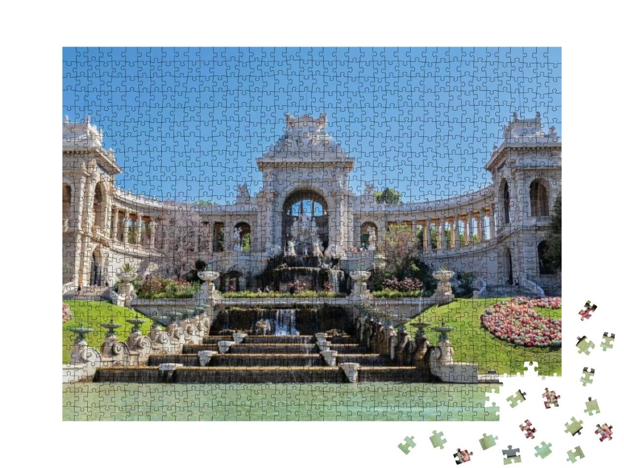 Palais Longchamp in Marseille, France... Jigsaw Puzzle with 1000 pieces