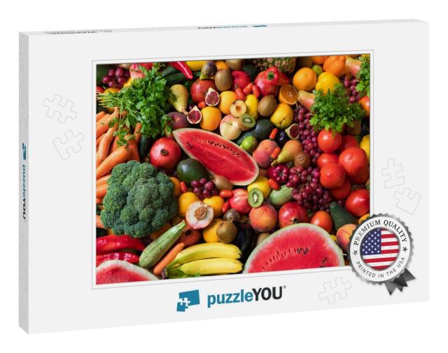 Variety of Fruits & Vegetables... Jigsaw Puzzle